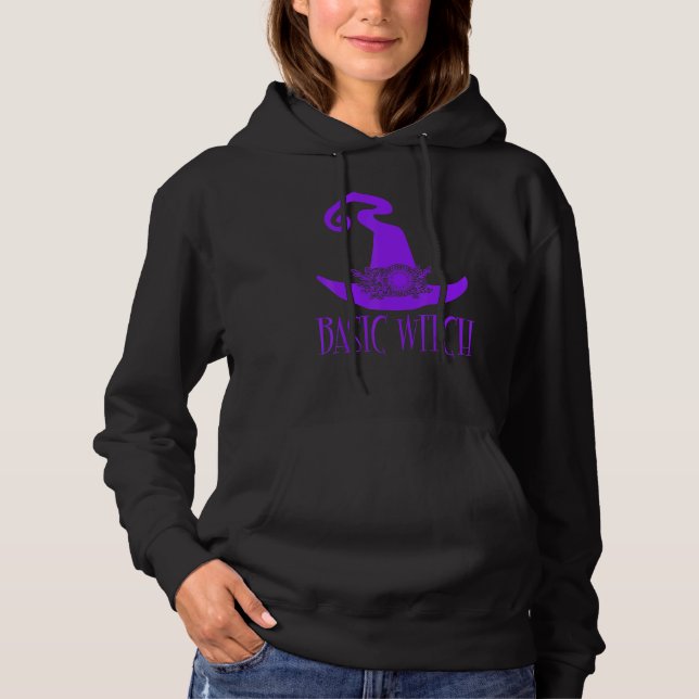 Basic Witch Halloween Costume Hoodie (Front)