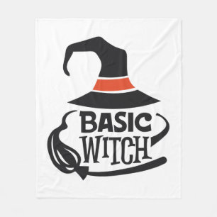 Basic Witch - Halloween Fleece Blanket