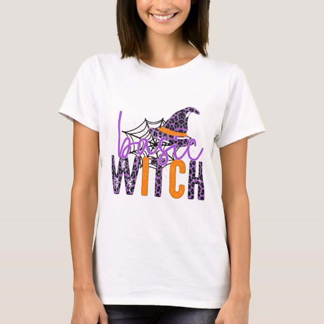 Basic Witch - Halloween T-Shirt (Front)