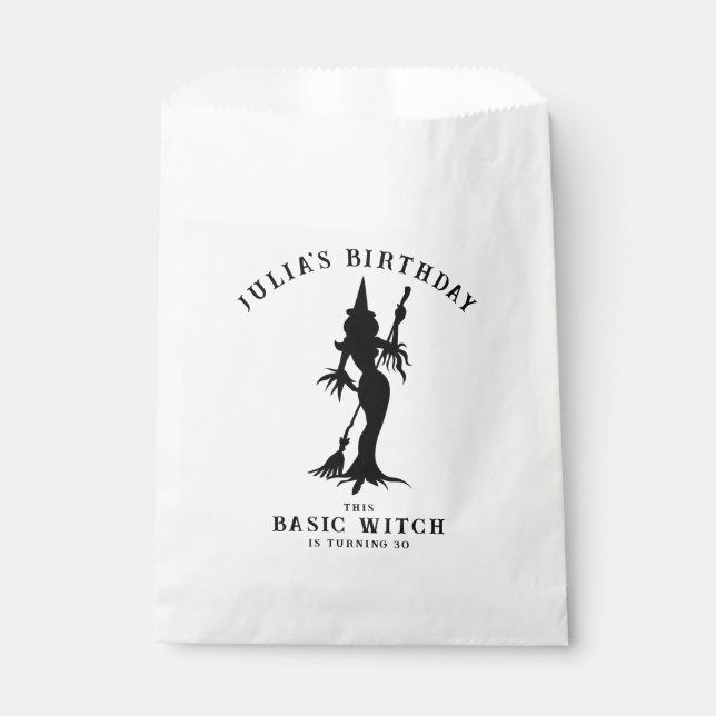 Basic Witch Modern Women Halloween  Favour Bag (Front)