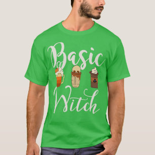 Basic Witch Pumpkin Spice Fall Coffee Premium T-Shirt