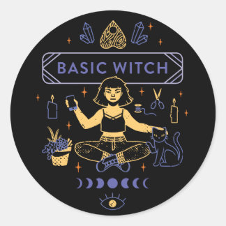 Basic Witches - Camille Chew Classic Round Sticker