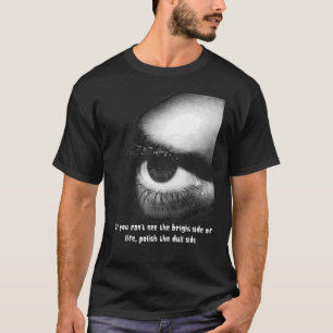 Basic  with black and white print on the front T-Shirt