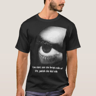 Basic  with black and white print on the front T-Shirt