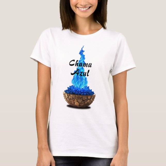 Basic Women's Shirt Flames Sagrada-1 (Front)