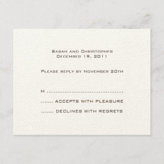 Basics :: Mocca :: Response Card
