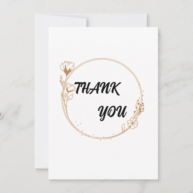  Basics Thank You Cards (Front)