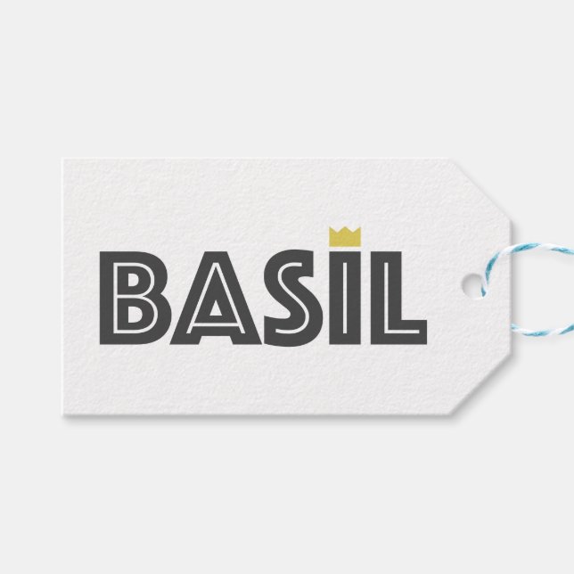 Basil Gift Tags (Front (Horizontal))