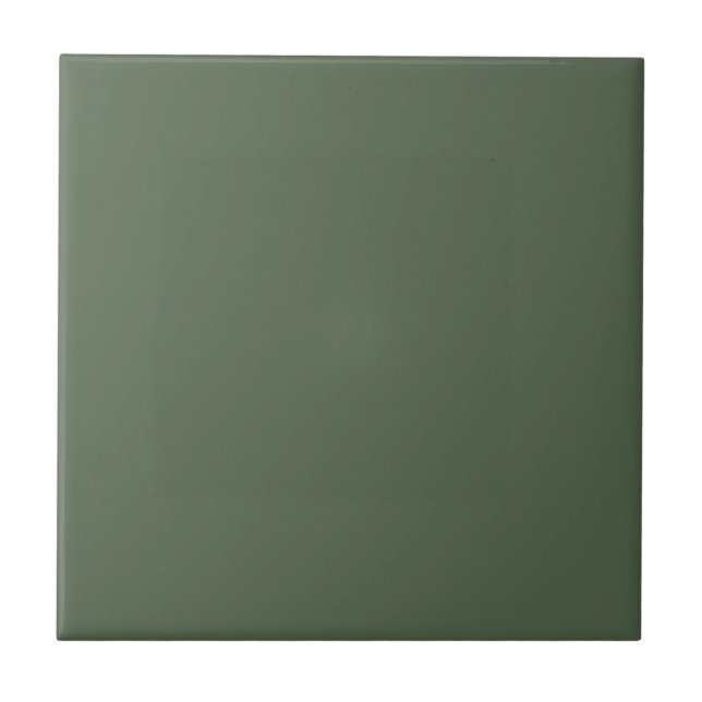 Basil Green Color Tile (Front)