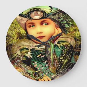 Basil Large Clock