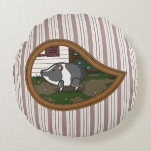 Basil le Coussin rond de porc