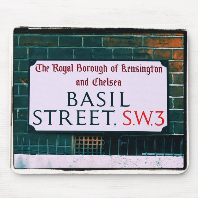 Basil Street - Kensington & Chelsea Mousepad (Front)
