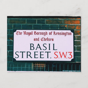 Basil Street - Kensington & Chelsea Postcard