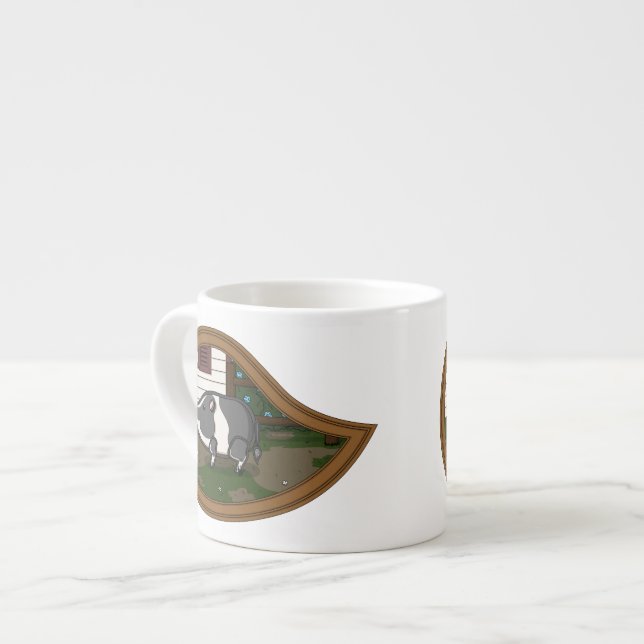 Basil the Pig Specialty Mug (Front Left)