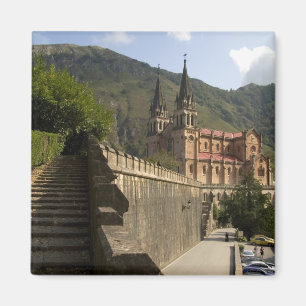 Basilica de Covadonga, northwestern Spain. Magnet