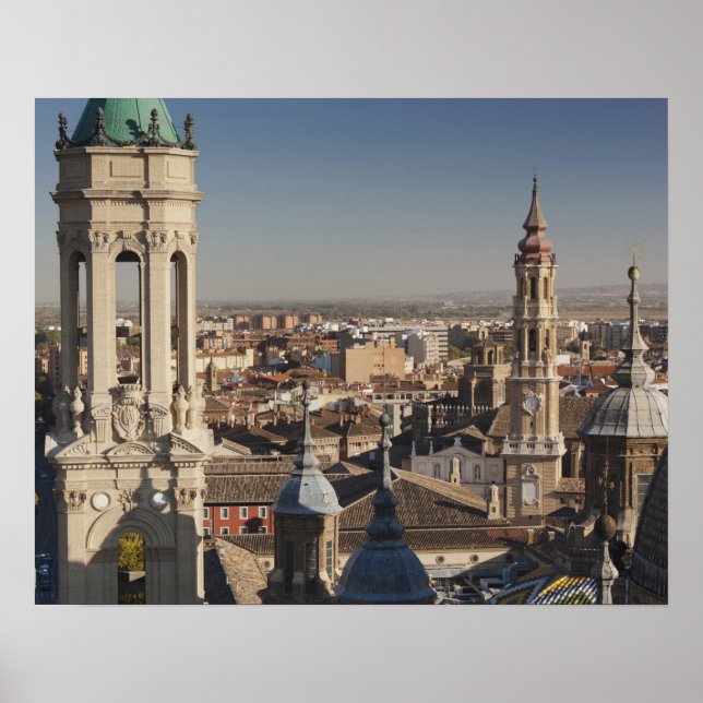 Basilica de Nuestra Senora del Pilar Poster (Front)