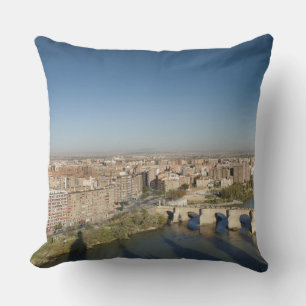 Basilica de Nuestra Senora del Pilar Throw Pillow