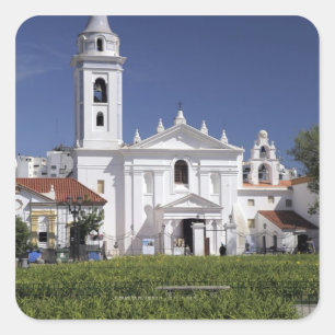 Basilica Nuestra Senora del Pilar in Recoleta Square Sticker