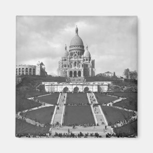Basilica of Sacre-Coeur, Montmartre, 1876-1910 Magnet