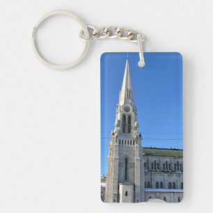 Basilica of Sainte Anne de Beaupre, Quebec, Canada Keychain