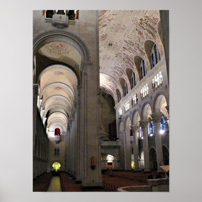 Basilica of Sainte Anne de Beaupre, Quebec, Canada Poster (Front)