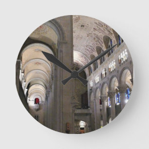 Basilica of Sainte Anne de Beaupre, Quebec, Canada Round Clock