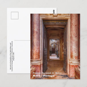 Basilica of the Mafra Palace and Convent, Portugal Postcard