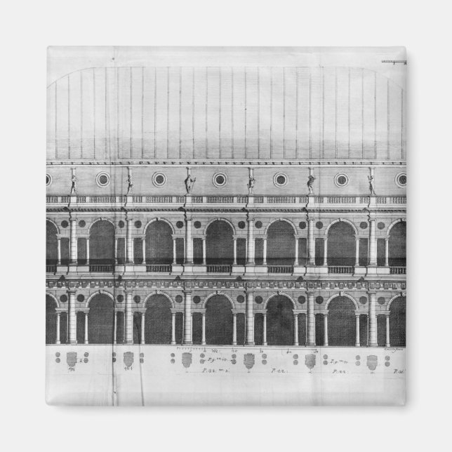 Basilica Palladiana at Vicenza Magnet (Front)