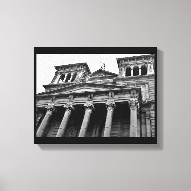 Basilica View Canvas Print (Front)