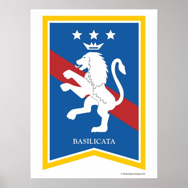 Basilicata italy Region Poster (Front)