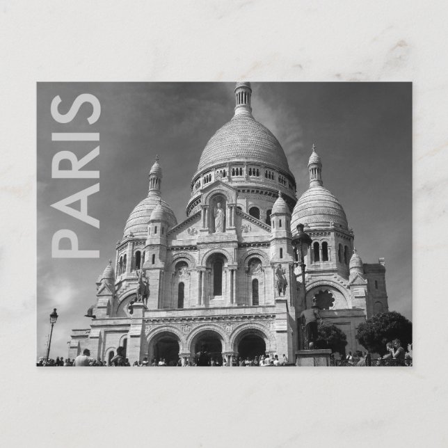 Basilique du Sacré-Coeur Paris France Carte postal (Devant)