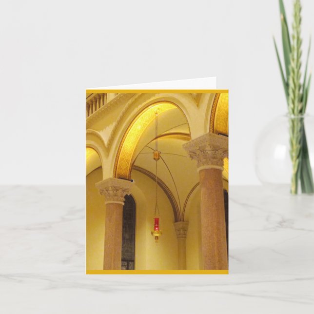 Basilique église et sanctuaire cartes de notes (Devant)