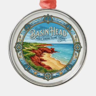 Basin Head Canada Metal Ornament