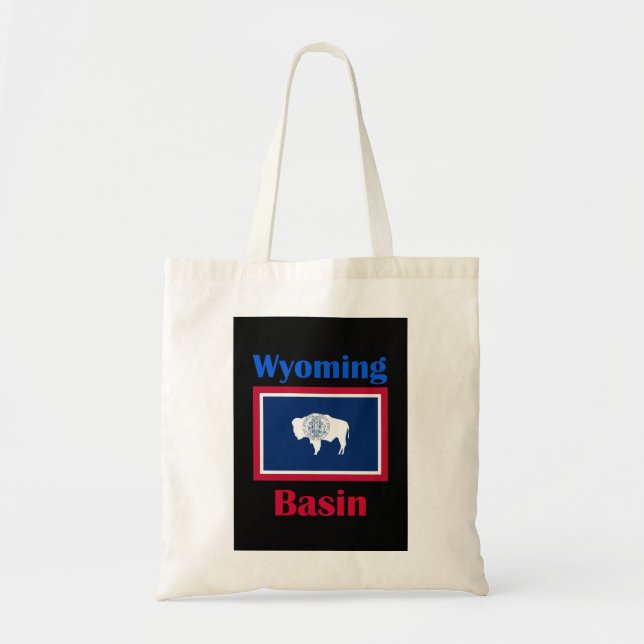 Basin Wyoming Tote Bag (Front)