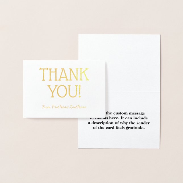Basique et simple "MERCI !" Carte (Affichage)
