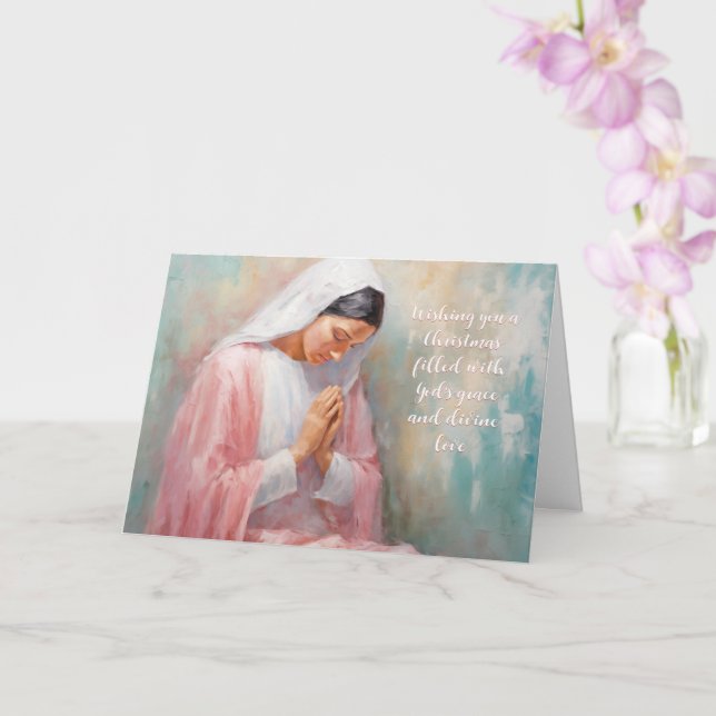 Bask in the Light Christmas Card (Orchid)