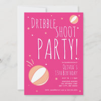Basket-ball Anniversaire Invitation de fête person