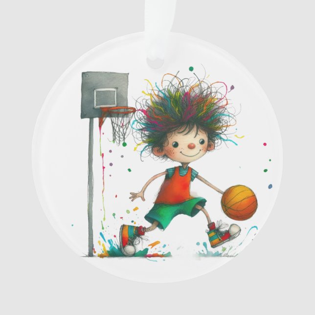 Basket-ball branché. Équipe. Amis. Famille (devant)