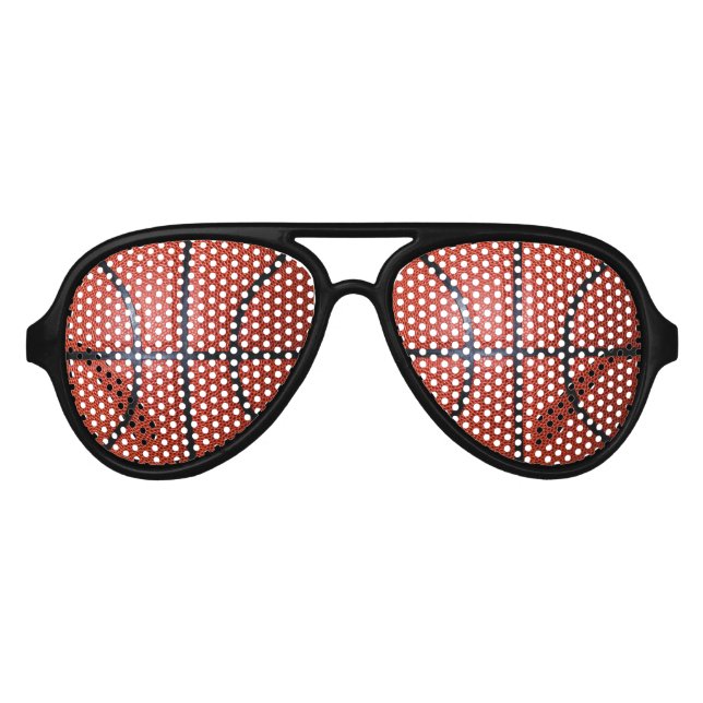 Basket-ball Design Photo Lunettes de soleil Shades (Devant)
