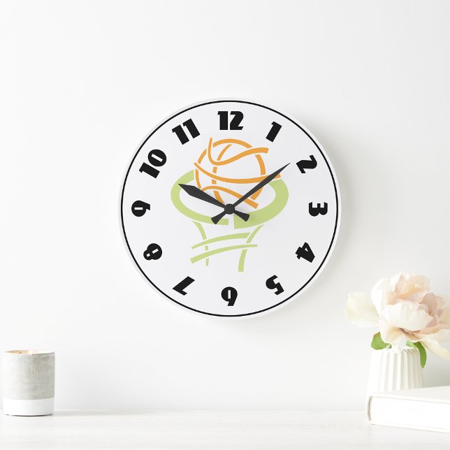 Basket-Ball Et Horloge (Créateur téléchargé)
