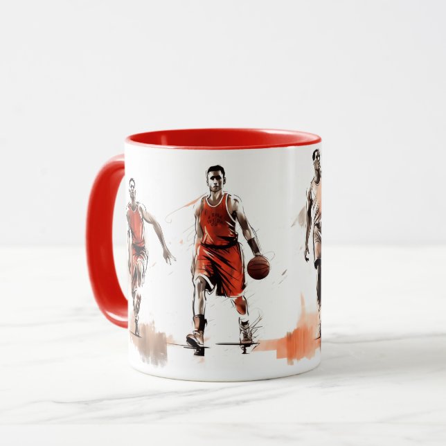 Basket ball Mug (Front Left)