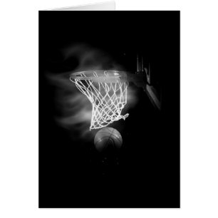 Basket-ball noir et blanc