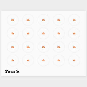 Basket Ball Orange, Marzipan Fantastic Sticker