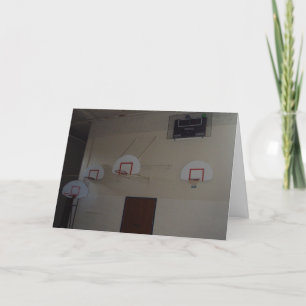 "Basket-ball, Quelqu'Un ?" Carte d'anniversaire