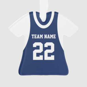 Basket-ball Sport Jersey Blue avec photo