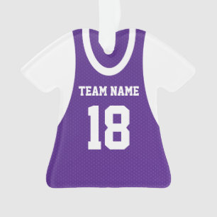 Basket-ball Sport Jersey violet avec photo