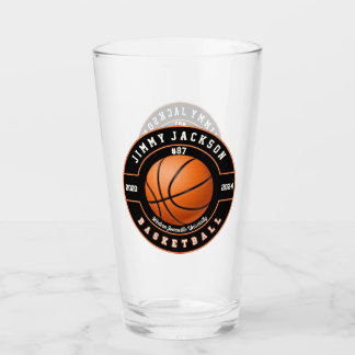 Basket-ball Sports Bière Pint Soda Verre Verre Dri