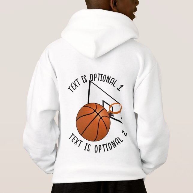 Basket-ball sur le basket-ball (Dos)