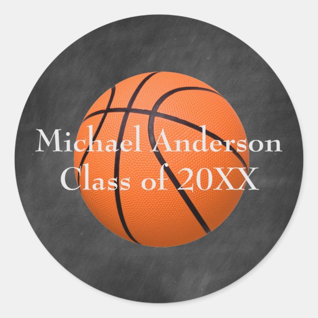 Basket-ball sur tableau de bord - Sticker pour gra (Devant)