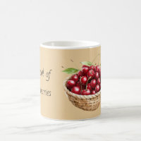 Basket Bowl of Cherries